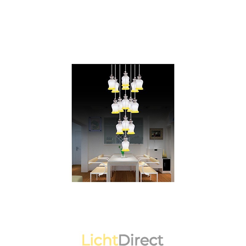 Restaurant 15 Hoofd Van Moderne Eenvoudige Kristallen Hanger Hanger