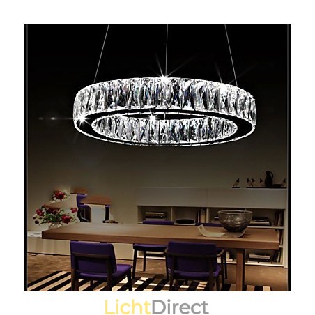 Kristallen kroonluchterverlichting Verlichting Moderne enkele ringen K9 Grote kristallen plafondlampen voor binnen Kristallen kroonluchterverlichting Verlichting Moderne enkele ringen K9 Grote kristallen plafondlampen voor binnen