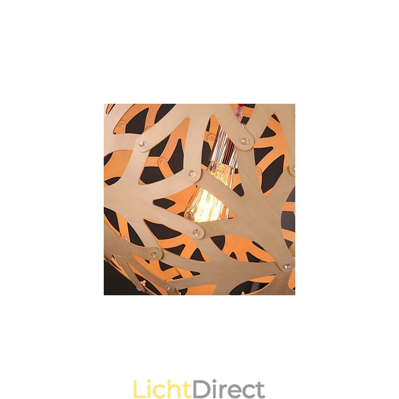 Kroonluchter Mini Stijl Lantaarn Hout Bamboe