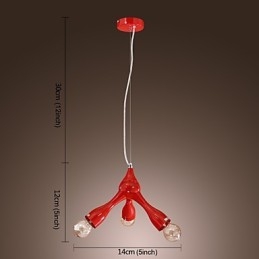 Plafondlamp met 3 lampen