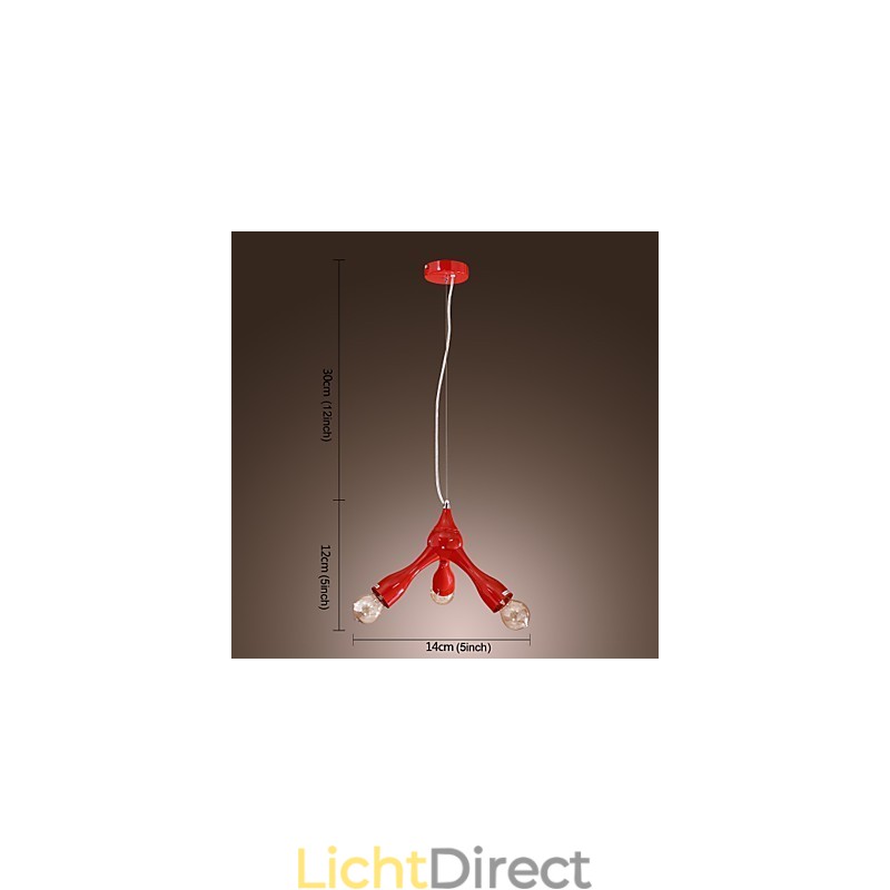 Plafondlamp met 3 lampen
