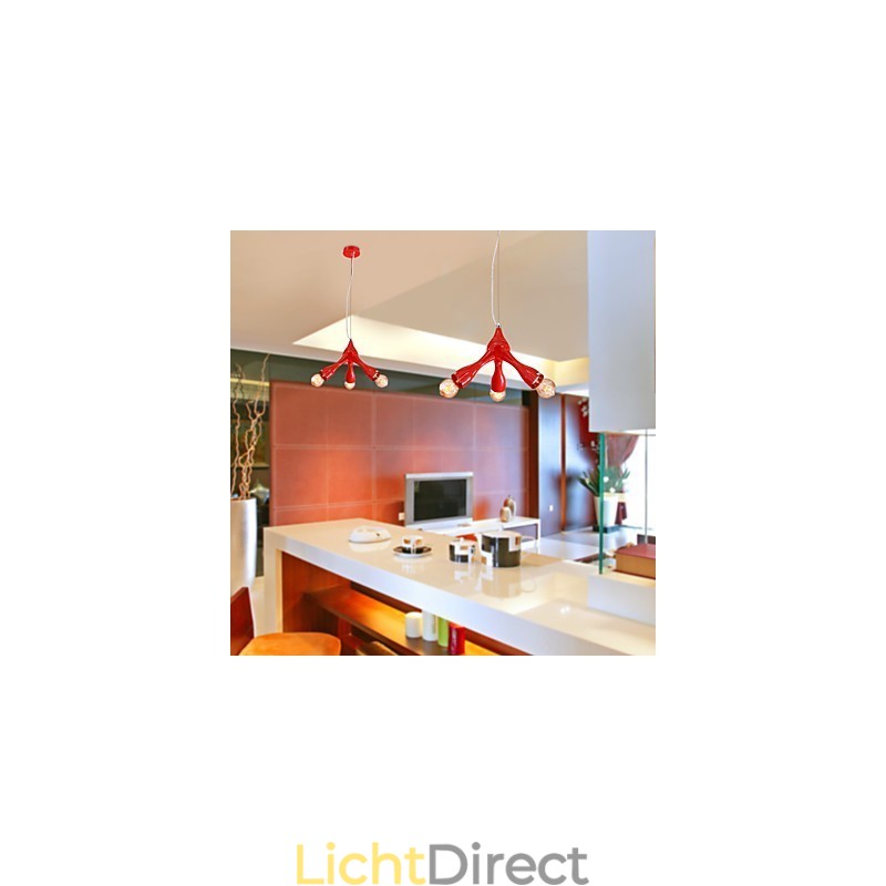 Plafondlamp met 3 lampen