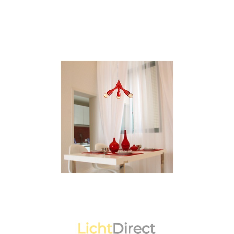 Plafondlamp met 3 lampen