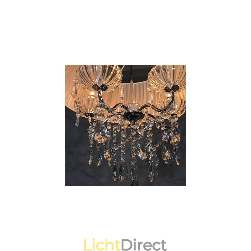 Dainty Chic 5-lichts hanglamppatroon met bloesem