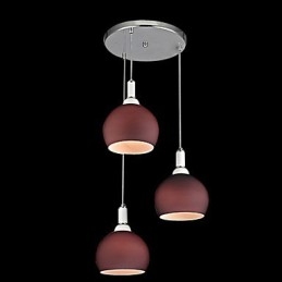 Moderne, eigentijdse mini-stijl gegalvaniseerde hanglamp