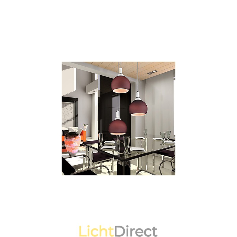 Moderne, eigentijdse mini-stijl gegalvaniseerde hanglamp