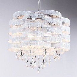 Stijlvolle kristallen hanglamp met 3 lampen