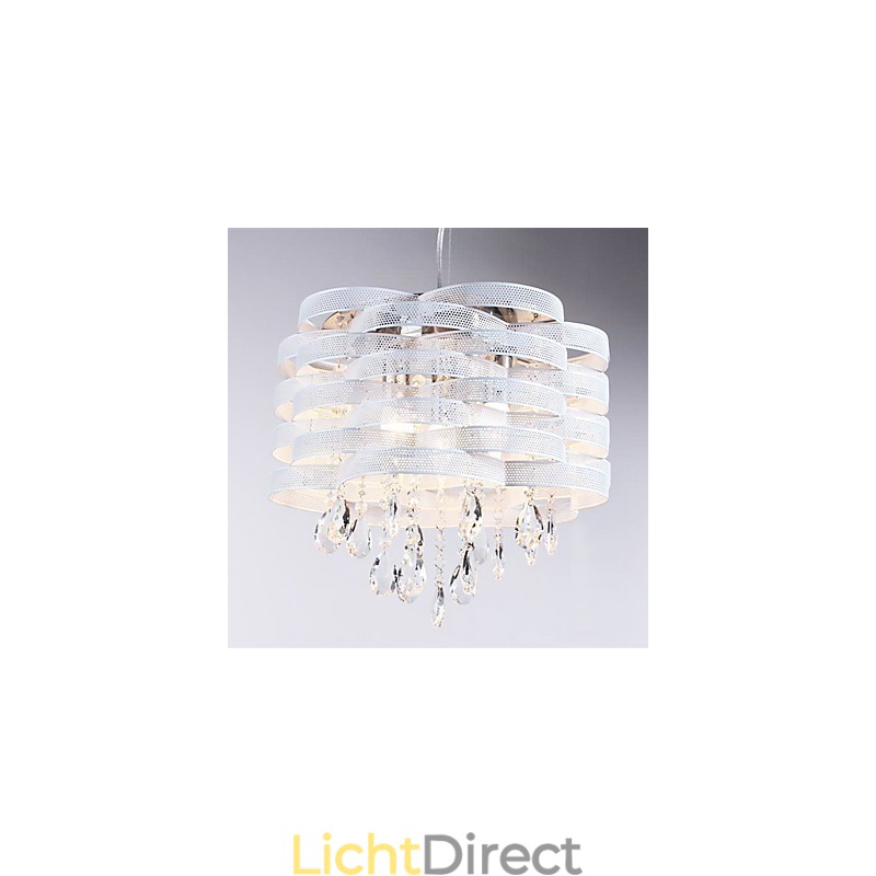 Stijlvolle kristallen hanglamp met 3 lampen