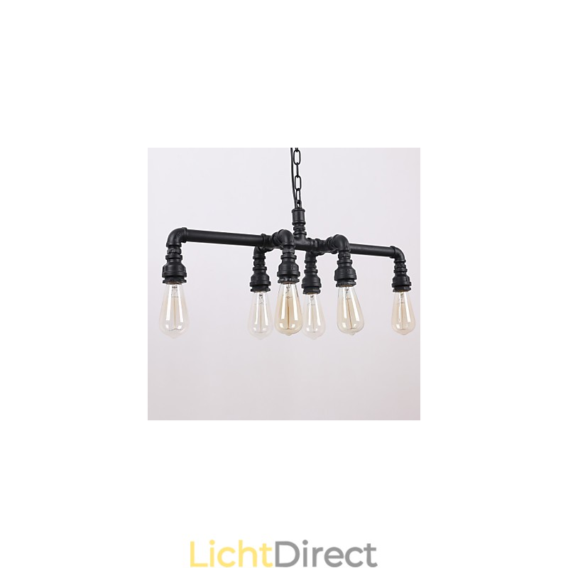 Waterpijp Retro Plating Licht Schilderij Hanger