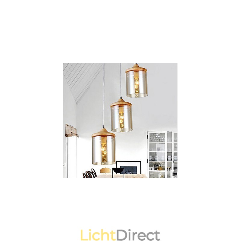 Glazen kunst kleine hanglamp licht