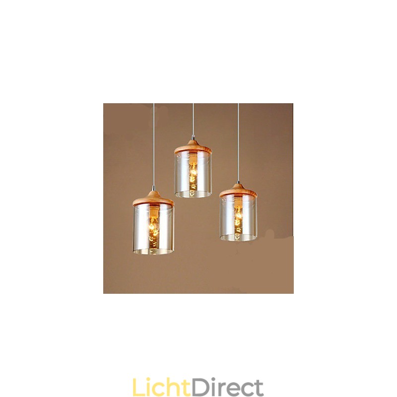 Glazen kunst kleine hanglamp licht