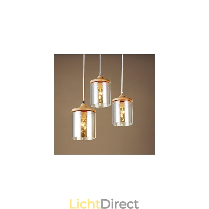 Glazen kunst kleine hanglamp licht