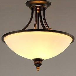 Moderne, eigentijdse mini-stijl gegalvaniseerde metalen kroonluchter