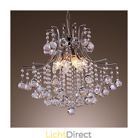 Moderne, eigentijdse kristallen mini-stijl gegalvaniseerde metalen hanglamp Moderne, eigentijdse kristallen mini-stijl gegalvaniseerde metalen hanglamp