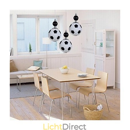 Klassieke moderne voetbal ronde hanglamp 3 lampen Klassieke moderne voetbal ronde hanglamp 3 lampen