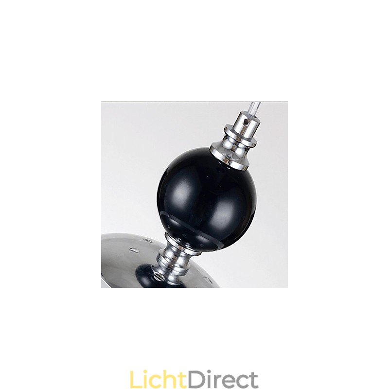 Klassieke moderne voetbal ronde hanglamp 3 lampen