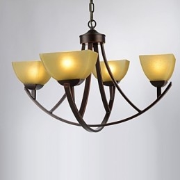 Kroonluchter 4 lampen Traditioneel Klassiek Vintage Metaal
