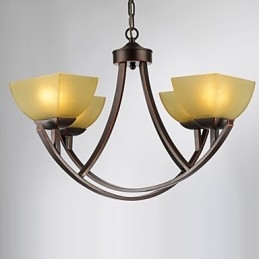 Kroonluchter 4 lampen Traditioneel Klassiek Vintage Metaal