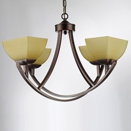 Kroonluchter 4 lampen Traditioneel Klassiek Vintage Metaal