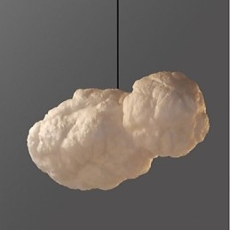 Katoenen lamp Leisure Cloud Hanglamp
