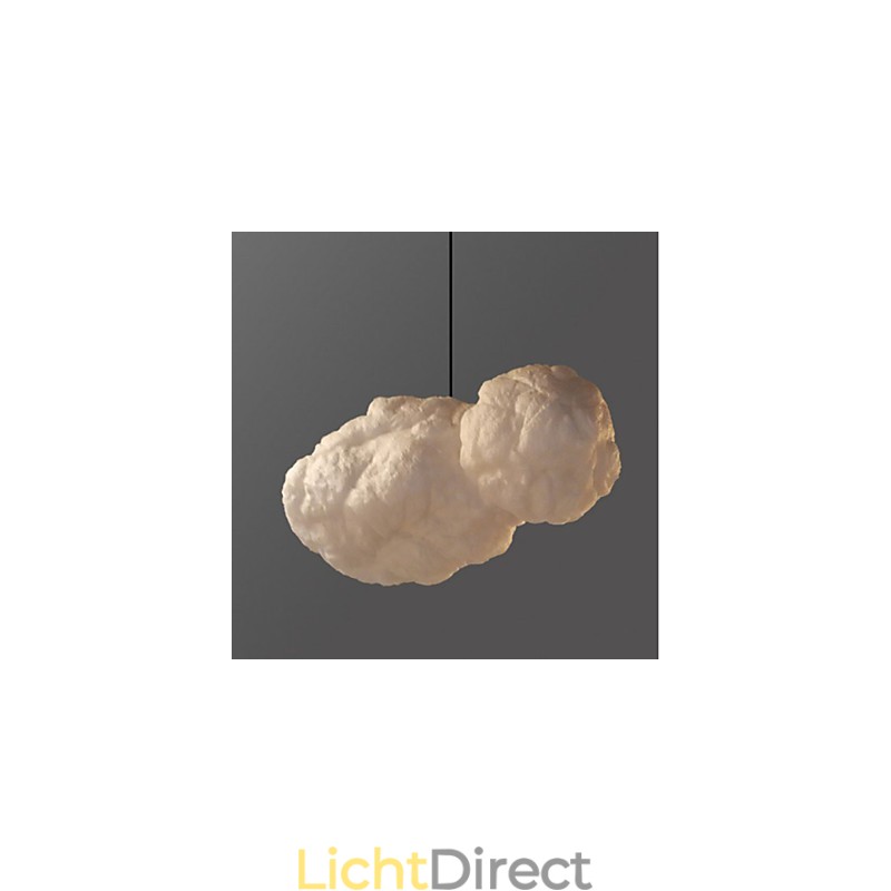 Katoenen lamp Leisure Cloud Hanglamp