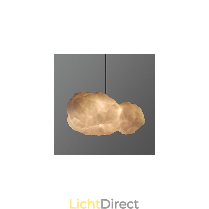 Katoenen lamp Leisure Cloud Hanglamp