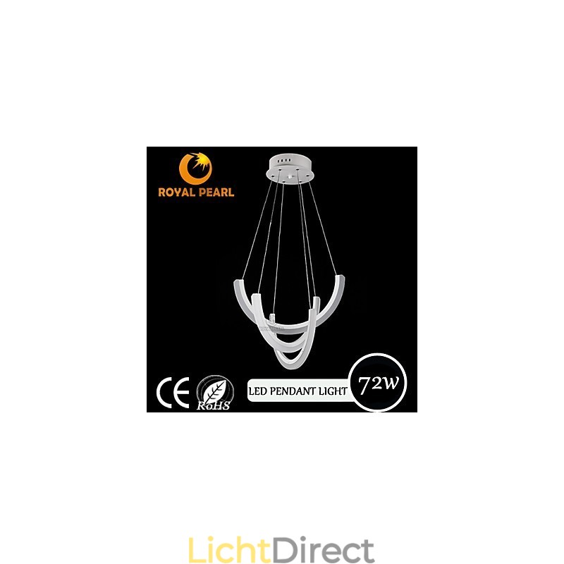 Moderne hanglamp van acryl met eigentijds design