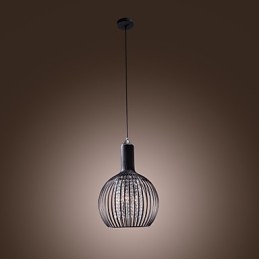 Moderne eigentijdse lantaarn kristal mini stijl gegalvaniseerde hanglamp