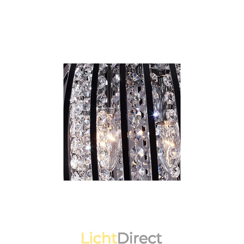 Moderne eigentijdse lantaarn kristal mini stijl gegalvaniseerde hanglamp