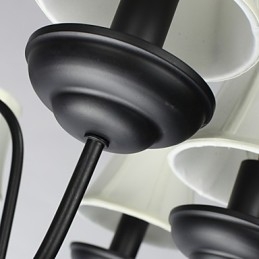 Moderne, eigentijdse metalen kroonluchter
