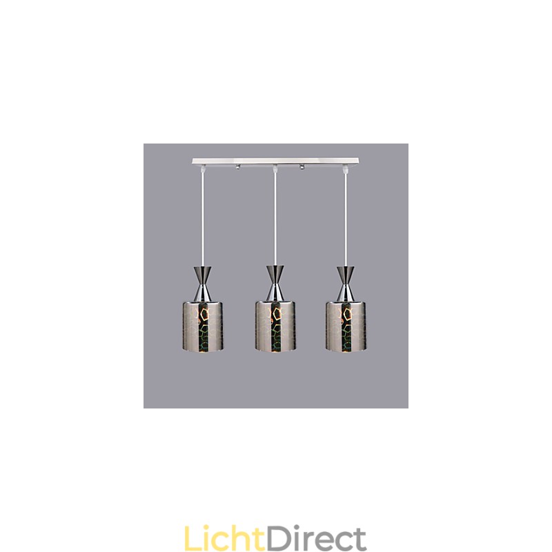 Droomlaser Gravering Verchroomde lamp 3 Recht