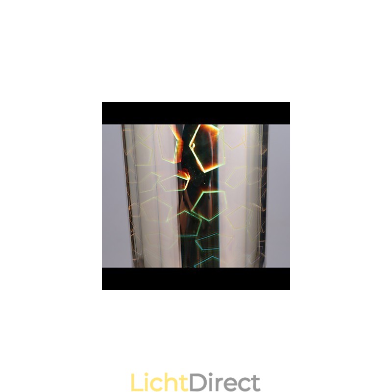 Droomlaser Gravering Verchroomde lamp 3 Recht