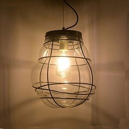 Noord-Europa Eenvoudige Moderne Creatieve Glazen Retro Hanglamp