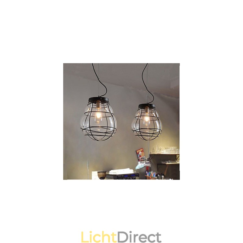 Noord-Europa Eenvoudige Moderne Creatieve Glazen Retro Hanglamp
