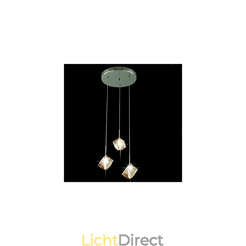 Mode Kristallen Lamp Drie Hoofd Kristallen Hanglamp