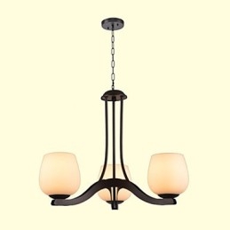Traditionele klassieke retro mini-stijl schilderij metalen kroonluchter