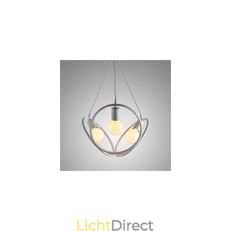 3 lampen kroonluchter hanglamp traditioneel klassiek retro metaal