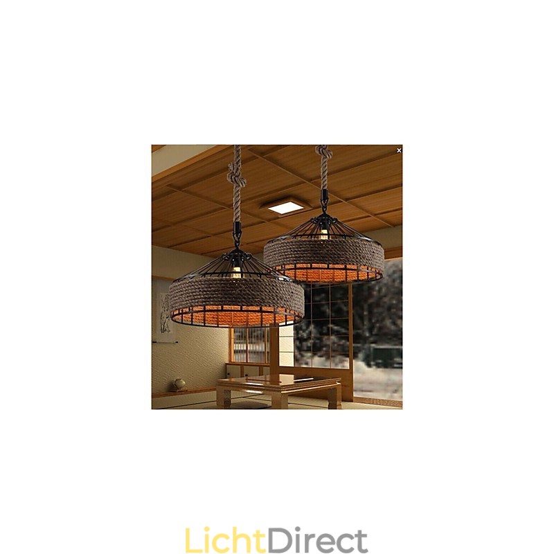 2 Licht Landelijke Ontwerpers Andere Metalen Kroonluchter Hanglamp