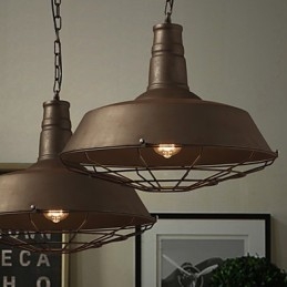 Noord-Europa Amerikaans Retro ijzer Kroonluchter Minimalistisch Smeedijzer