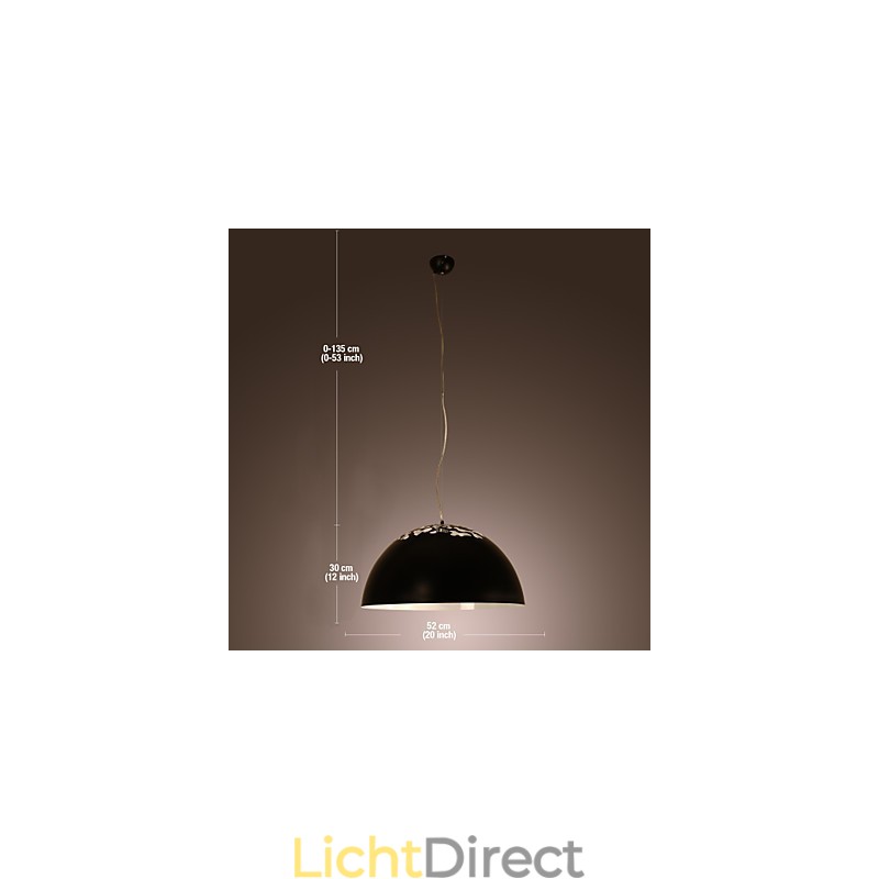 Moderne eigentijdse kom schilderij hanglamp