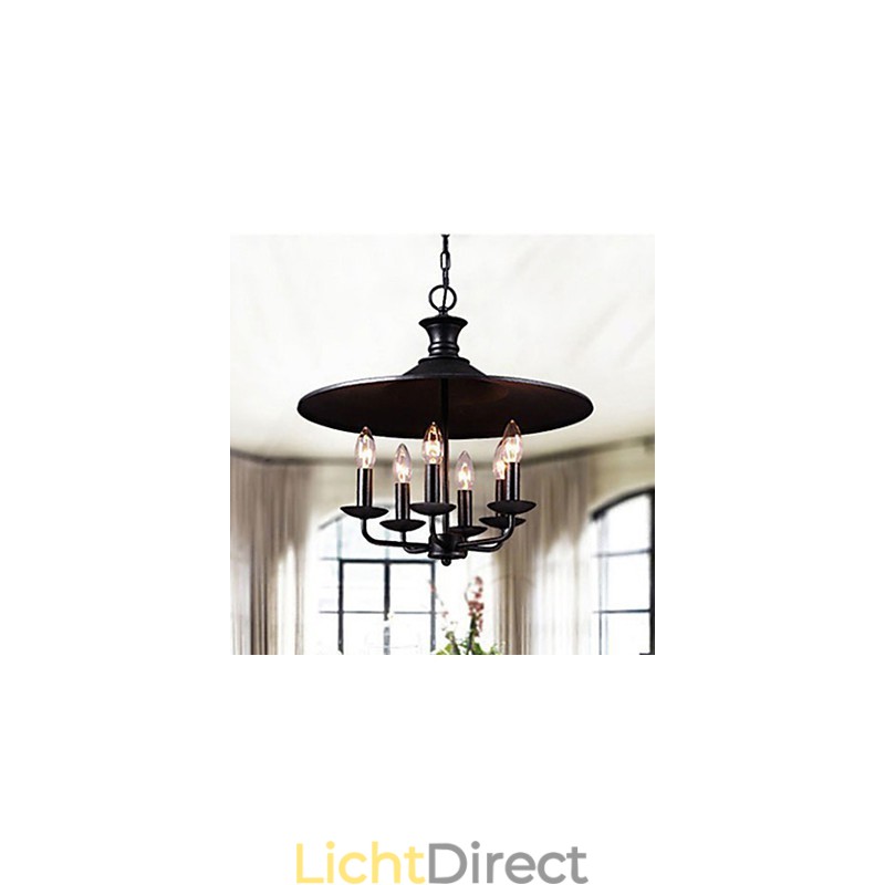 Amerikaanse landelijke Scandinavische kunst kaars kroonluchter