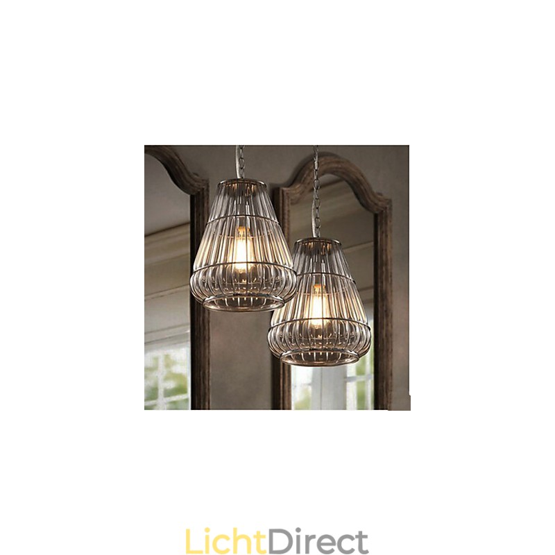 Amerikaanse stijl glazen hanglamp industriële Wind Cafe