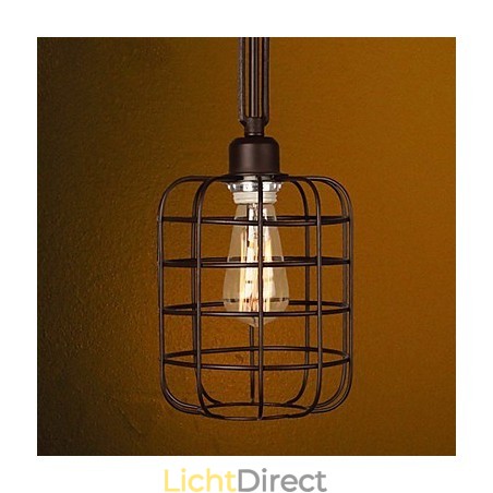 Retro Mini Stijl Schilderij Metalen Hanglamp Retro Mini Stijl Schilderij Metalen Hanglamp