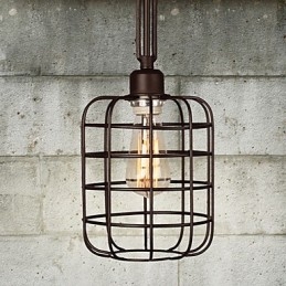 Retro Mini Stijl Schilderij Metalen Hanglamp