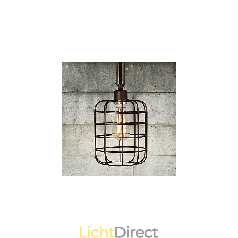 Retro Mini Stijl Schilderij Metalen Hanglamp