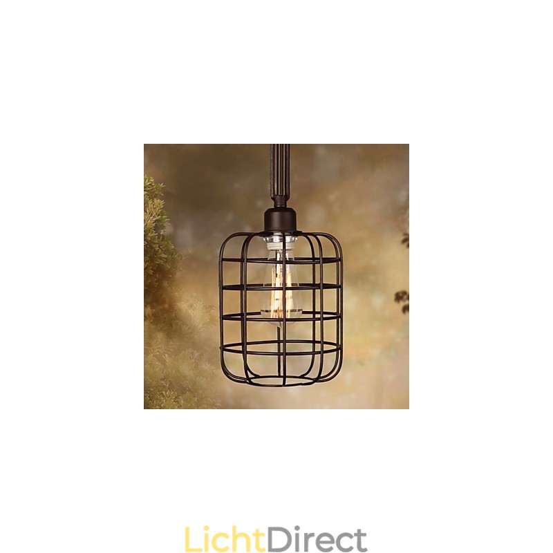 Retro Mini Stijl Schilderij Metalen Hanglamp