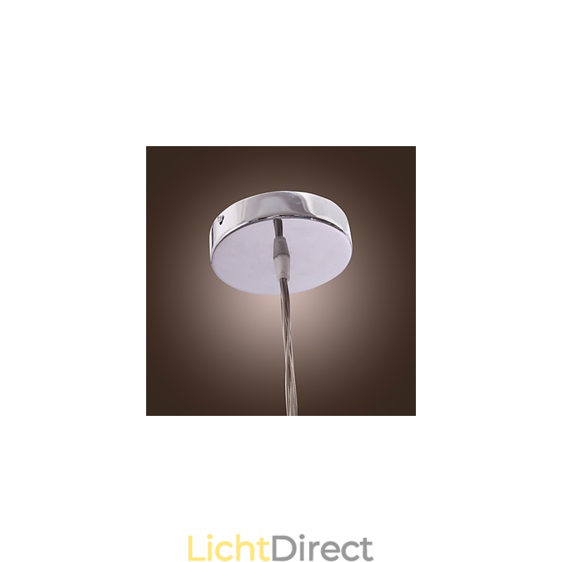 Moderne aluminium hanglamp met 7 lampen