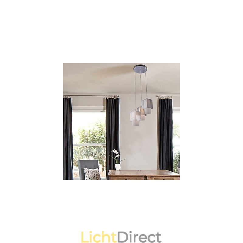 Moderne, eigentijdse mini-stijl gegalvaniseerde hanglamp