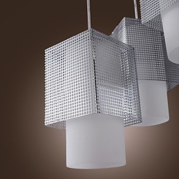 Moderne, eigentijdse mini-stijl gegalvaniseerde hanglamp