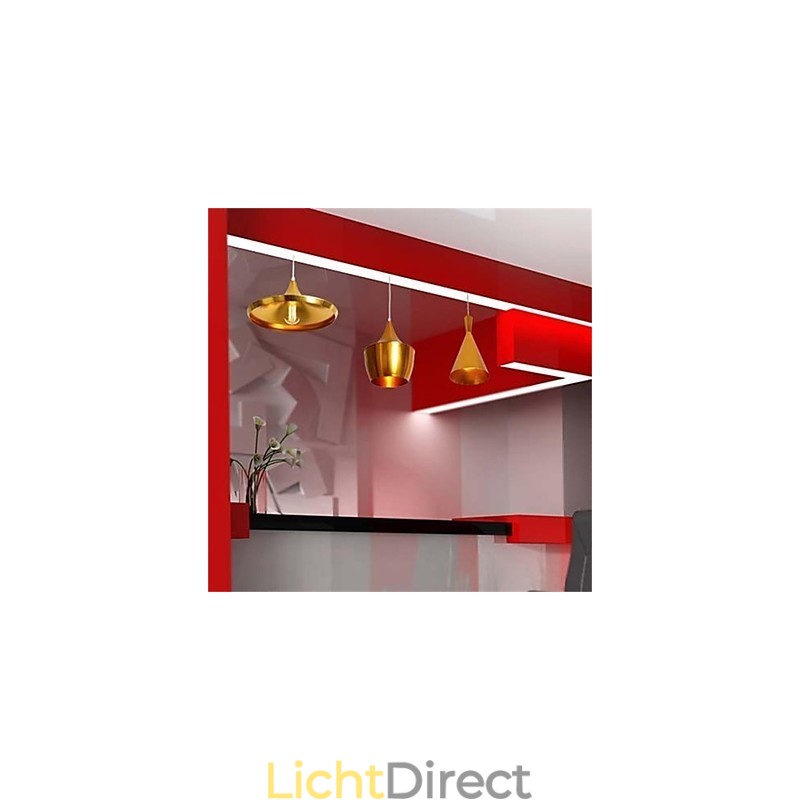 Americange Gold 3-koppige aluminium tafelhanger